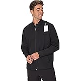 Hanes mens Scrubs Healthcare Jacket, Zip-up Scrub Jacket for Men, Moisture-wicking & Odor Control