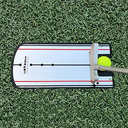 Golf Putting Alignment Mirror | Portable Golf Putting Training Aid Size 12”X6“ for Indoor and Outdoor Golf Practice Golf Putting Alignment Mirror | Portable Golf Putting Training Aid Size 12”X6“ for Indoor and Outdoor Golf Practice