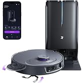 3i P10 Ultra Robot Vacuum and Mop Combo, 18,000 Pa Suction, Self-Emptying, Auto-Extending Edge Mopping, 140℉ Hot-Water Self-Cleaning, LiDAR Navigation, Automatic TangleCut for Pet Hair, 4 Carpet Modes