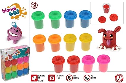 colour clay toys
