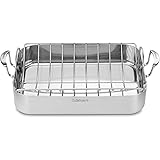 Cuisinart MultiClad Pro Stainless 16-Inch Rectangular Roaster with Rack