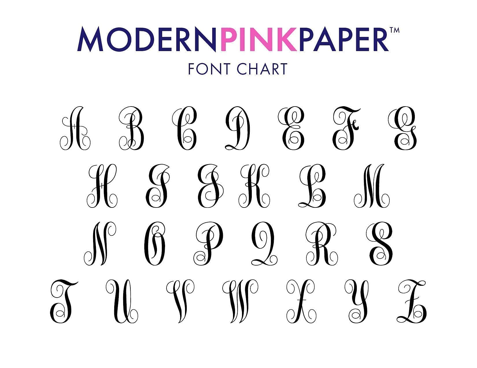 Classic Monogram Stationary Set FOLDED NOTE CARDS, Personalized Stationary Set, Personalized Monogram Stationery Set, Your Choice of Colors and Quantity