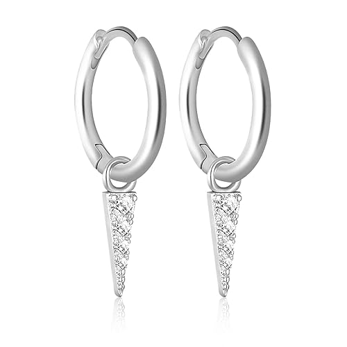 KOSINER Stud Earrings for Women, Sterling Silver Earrings for