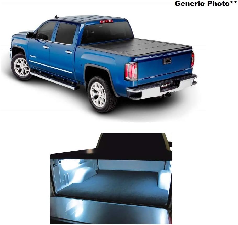 Undercover Ultra Flex Truck Bed Cover W Access 24 Led Light For Sierra 1500 5 8 Bed W O Factory Rail Caps Tonneau Covers Amazon Canada