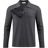 Deyeek Unisex Chemo Shirts for Port Access Post Shoulder Surgery Recovery Shirt Long Sleeve Tear Away Adaptive Chemo Clothing