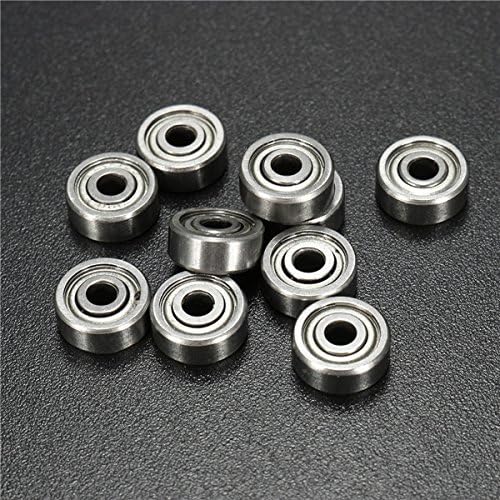 EsportsMJJ 10pcs 693ZZ 3x8x4mm Ball Bearings Miniature Double Shielded Ball Bearings