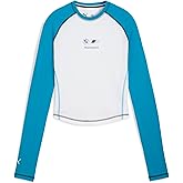 PUMA Women's Standard BMW M Motorsport Babydoll Long Sleeve T-Shirt, Tropical Blue AH25