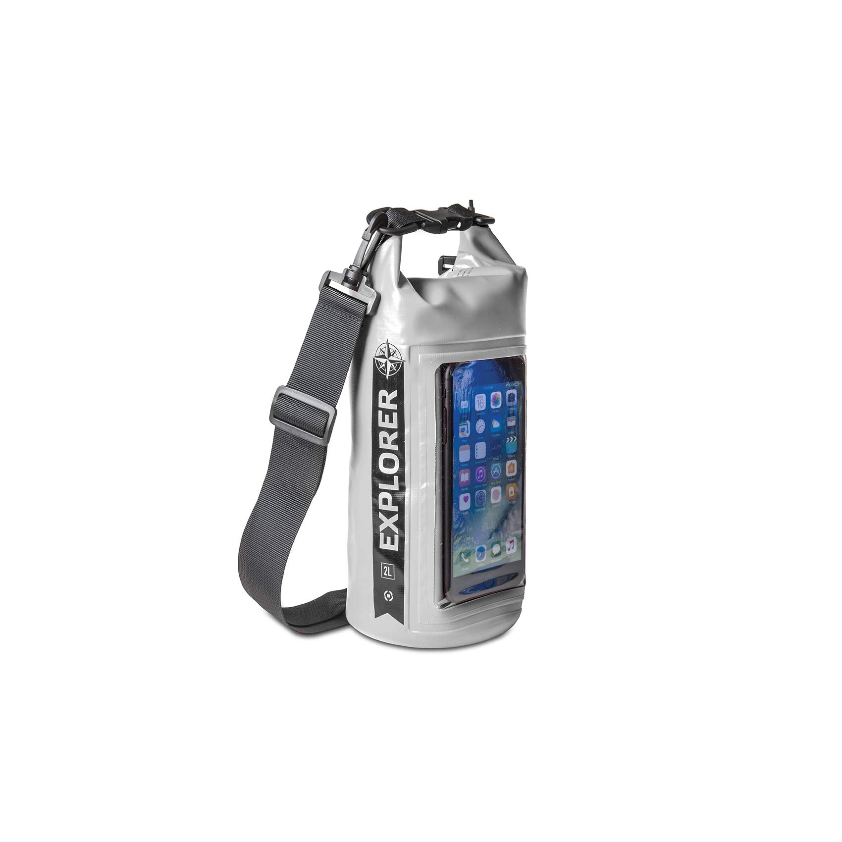 Celly - Explorer splash-proof bag 2L up to 6.2 grey