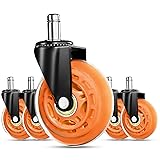 RidRed Gaming Chair Wheels - Heavy-Duty Office