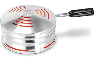 Kitosun Vulcan HMD - Advanced Hookah Heat Management Device for Faster Setup, Tastier Sessions