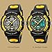 Jelercy Multi Function Digital Watch LED Quartz Water Resistant Sport Watches for Boys Yellow
