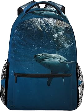 girl shark backpack