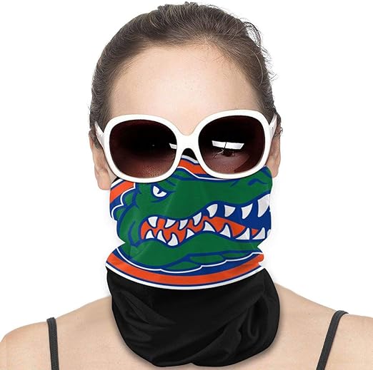 DKX Unisex Face Mask Florida Gators no fading Windproof Face mask UV