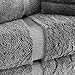Towel Bazaar Premium Cotton Super Soft and Absorbent Turkish Towels (8-Piece Towel Set, Gray)