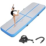 KIKILIVE Inflatable Air Gymnastics Tumbling Mat