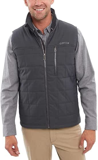 Orvis Mens Quilted Nylon Vest at Amazon Men's Clothing store