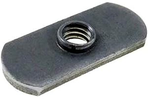 MAGIC HUB 10 Pack M8 X 1.256H Spot Weld Nuts - Double Tab - Center Hole Design Spot Weld Nut - Low-Carbon Steel (10)