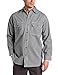 Key Industries Men's Long Sleeve Button Front Hickory Stripe Logger Shirt