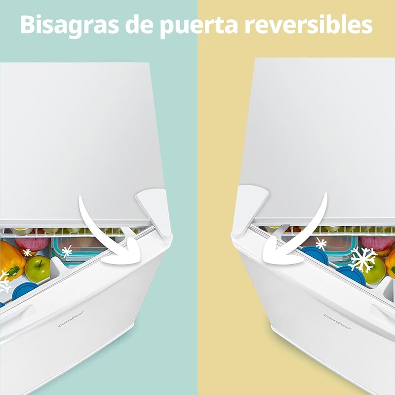' RCD50WH2(E) Frigorífico Mini Bar, pequeno silencioso, porta mono, para aplicações em hotel, casa, escritório, 43L, branco, 47,2 x 45 x 49,2 cm