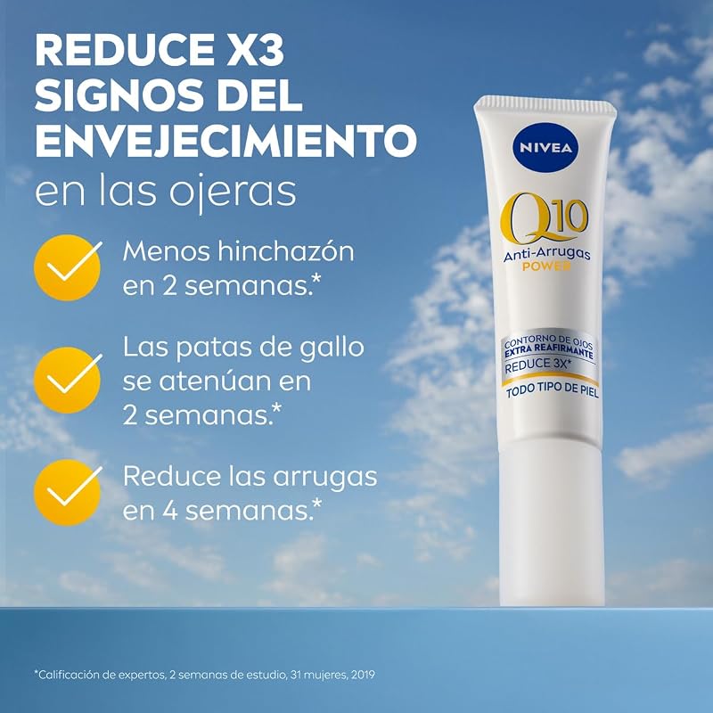 NIVEA Q10 Plus tubo antirrugas para contorno dos olhos 15 ml