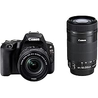 Canon デジタル一眼レフカメラ「EOS Kiss X9」ダブルズームキット (ブラック) EOSKISSX9BK-WKIT