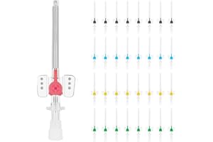 Caphstion Pet Animals IV Catheter with Wings and Injection Port I.V Cannula Veterinary Small Winged IV Cannula (20G, 10 pcs)