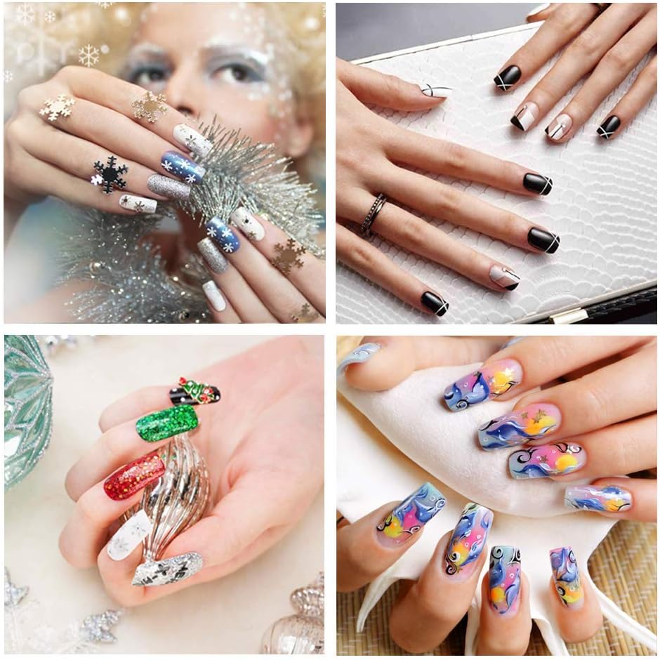 Yiouou Natural False Nails Fake Nails Artificial Nail Tips,500 Pcs Oval French Acrylic Style Fake Nails Tips with Box and Acrylic Nail Clipper for Women Girls Nail Art Salons and Home DIY,10 Sizes - Image 3