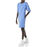 Amazon Essentials womens Fleece Blouson Sleeve Boatneck Sweatshirt Dress (Available in Plus Size)
