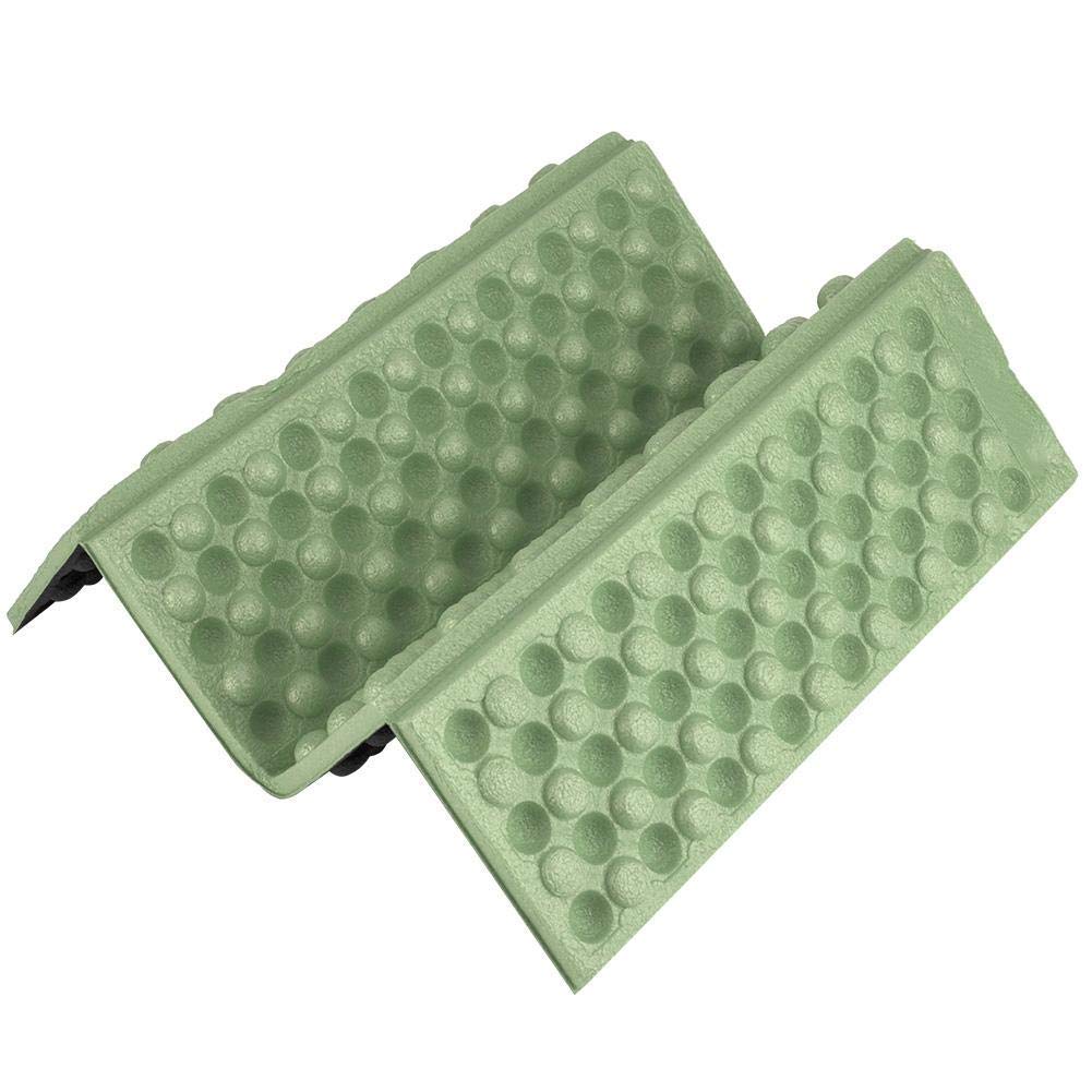 VGEBY1 Camping Mat, Foldable Cushion Seat Camping Foam Pad for Picnic Hiking Climbing Camping Traveling(Green+Black)