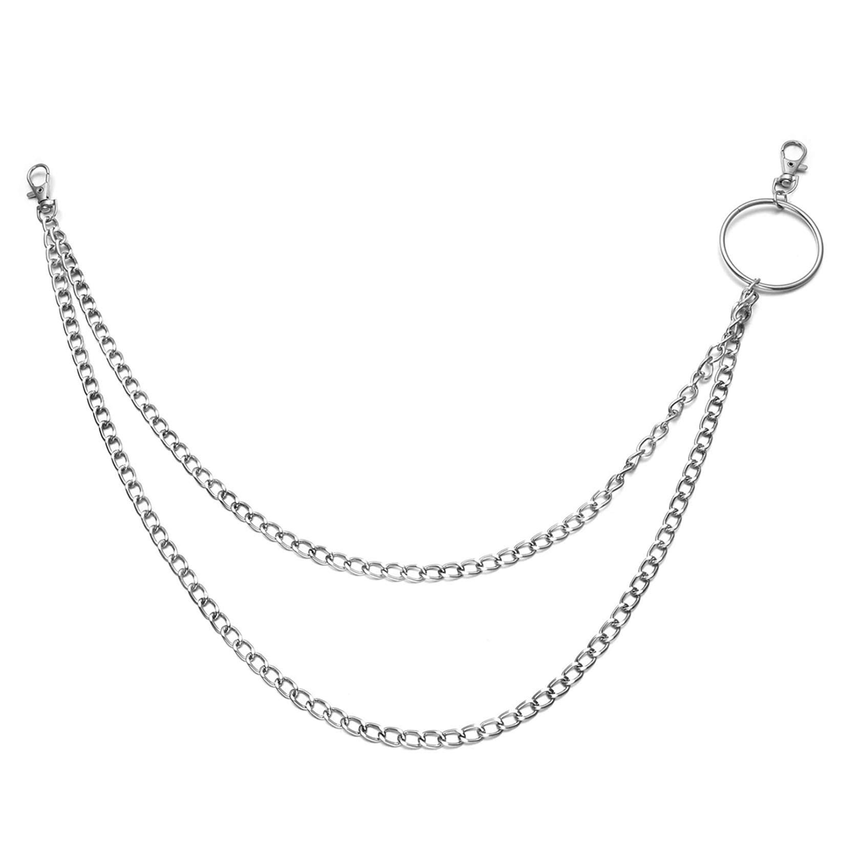 Manfnee Jeans Chain for Men Women Waist Belt Wallet Chain Hip Hop Punk Rock Style