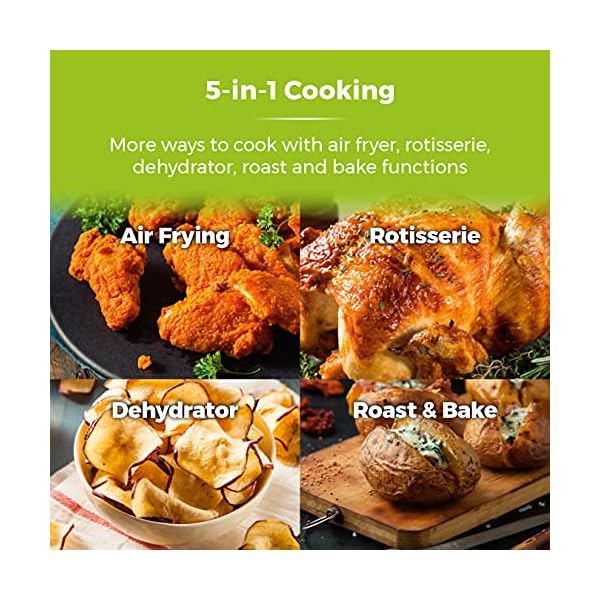 Tower-T17039-Vortx-5-in-1-Digital-Air-Fryer-Oven-with-Rapid-Air-Circulation-60-Minute-Timer-11L-2000W-Black Tower T17039 Xpress Pro 5-in-1 Digital Air Fryer Oven with Rapid Air Circulation, 60-Minute Timer, 11L, 2000W, Black