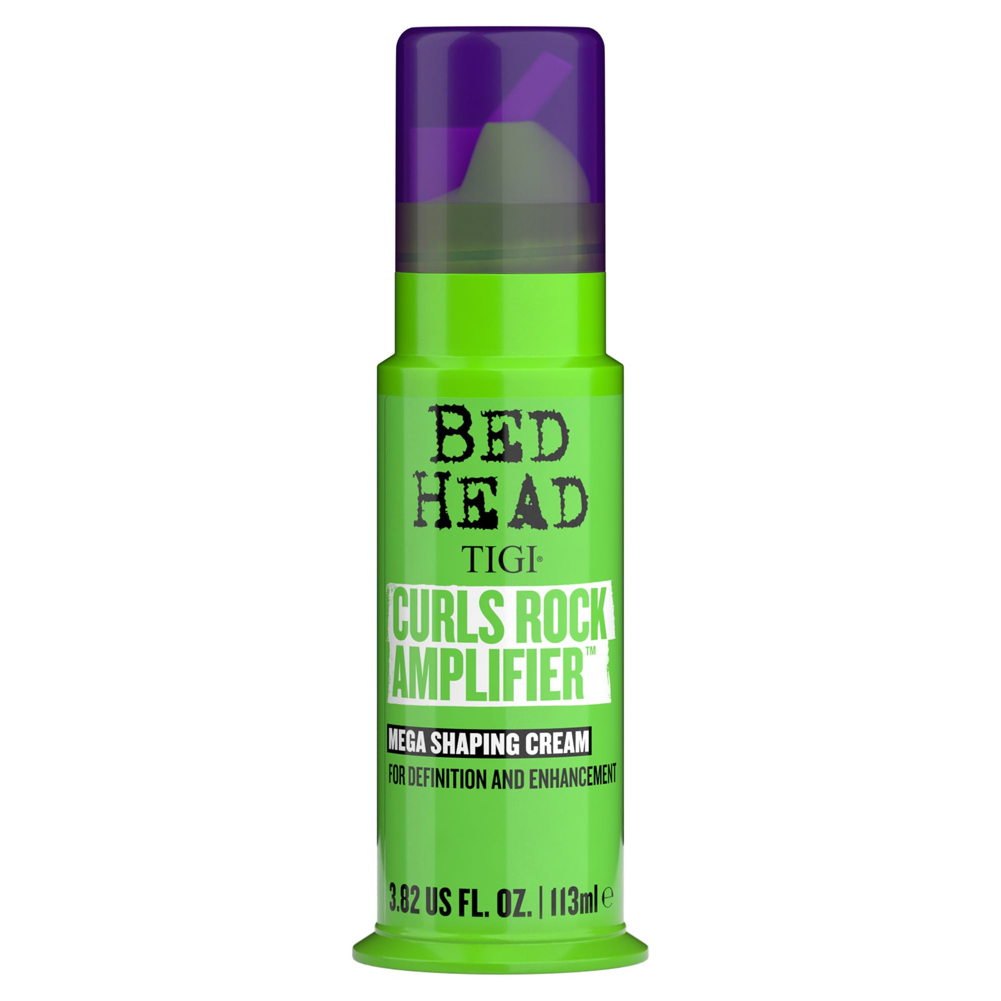 Bed Head by TIGI Curls Rock Amplifier Hair Cream - Deeply Hydrating, Curl Shaping & Defining Cream for Enhanced Curls & Waves, Anti-Frizz, Long-Lasting Hold, Moisture & Texture for Defined Volume