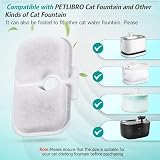 Fentar 16Pcs Cat Water Fountain Filters Set 8 Activated Carbon 8 Foam view 4