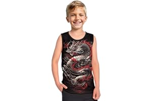 Xnshcedy Boys Toddler Tank Tops for Kids Children Summer Clothes Sleeveless Shirts