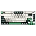 EPOMAKER x LEOBOG Hi75 Wired Mechanical Keyboard, Aluminum Alloy Programmable Gasket-Mounted Gaming Keyboard with Mode-Switching Knob, Hot Swappable, NKRO, RGB (White Green)