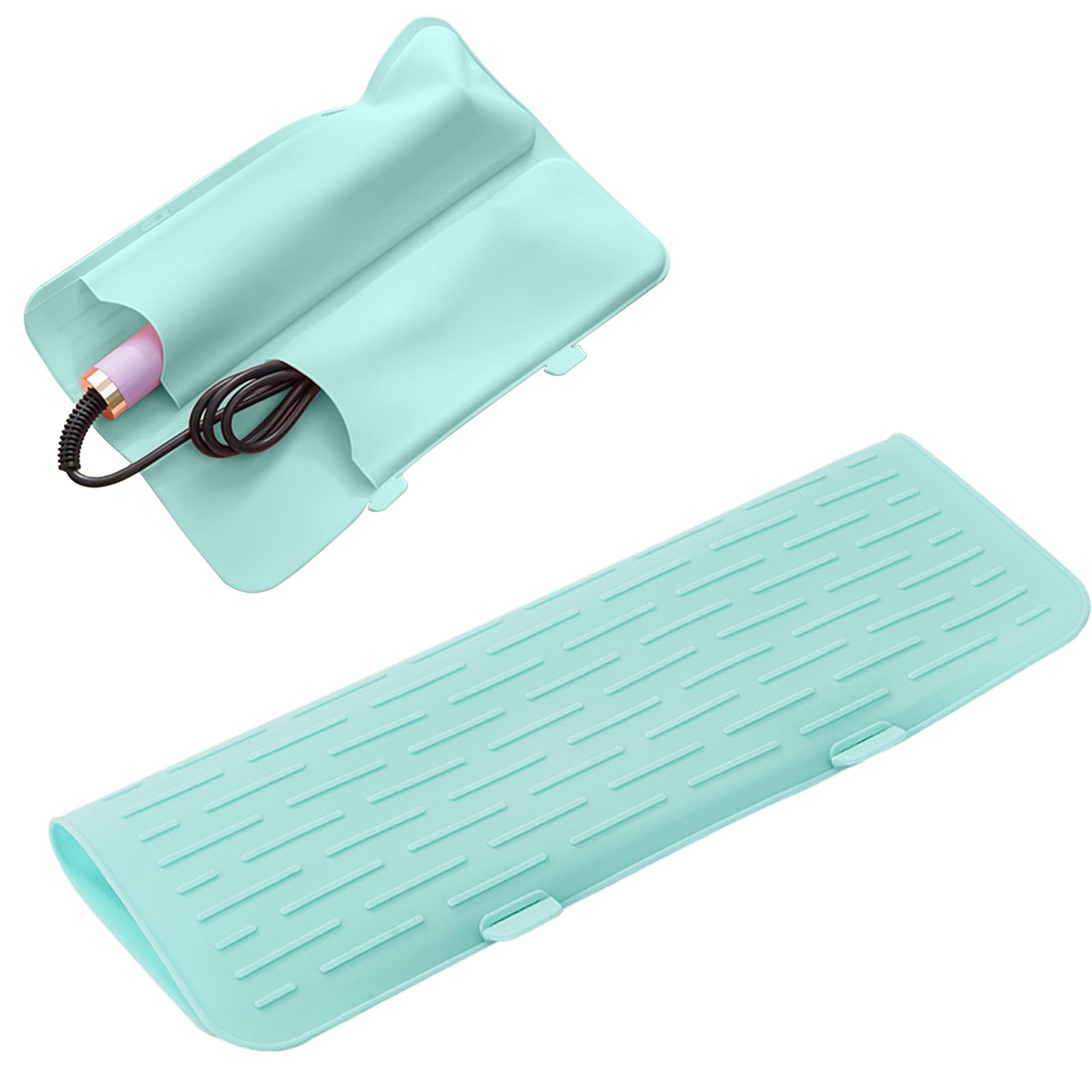 Curling Iron Case, Straightener Cover, Hair Tools, Iron Travel Bag, Mat Bag, Iron Holder, Travel Bag, Non-Slip Travel Hair Straightener Bag for Curling Irons and