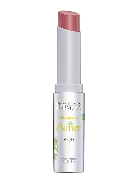 PHYSICIANS FORMULA MURUMURU BUTTER LIP CREAM, LIP BALM, LIP MOISTURIZER AND CONDITIONER FOR DRY LIPS. FRAGRANCE FREE, ALCOHOL FREE INTENSIVE LIP MASK AND LIP THERAPY SKIN CARE, PINKINI