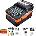 QIIRUN Fusion Splicer AI-6C SM&MM Automatic Fiber Optic Fusion Splicer Kit Core Alignment with 6 Motors Fiber Splicer Machine 8s Splicing 18s Heating