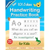 Handwriting Practice Book for Kids Ages 6-10 : Printing workbook for Grades 1, 2 &amp; 3, Learn to Trace Alphabet Letters and Numbers 1-100, Sight Words, ... and Math Drills for Grades 1, 2, 3 &amp; 4)