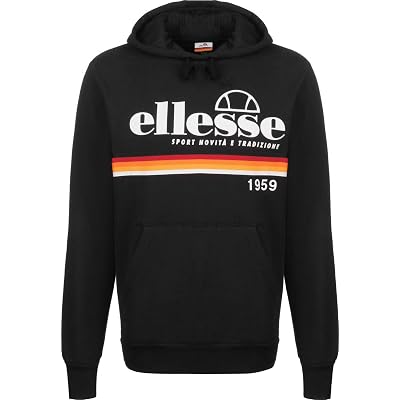 Ellesse Heritage Mens Rubus Logo Hooded Sweatshirt