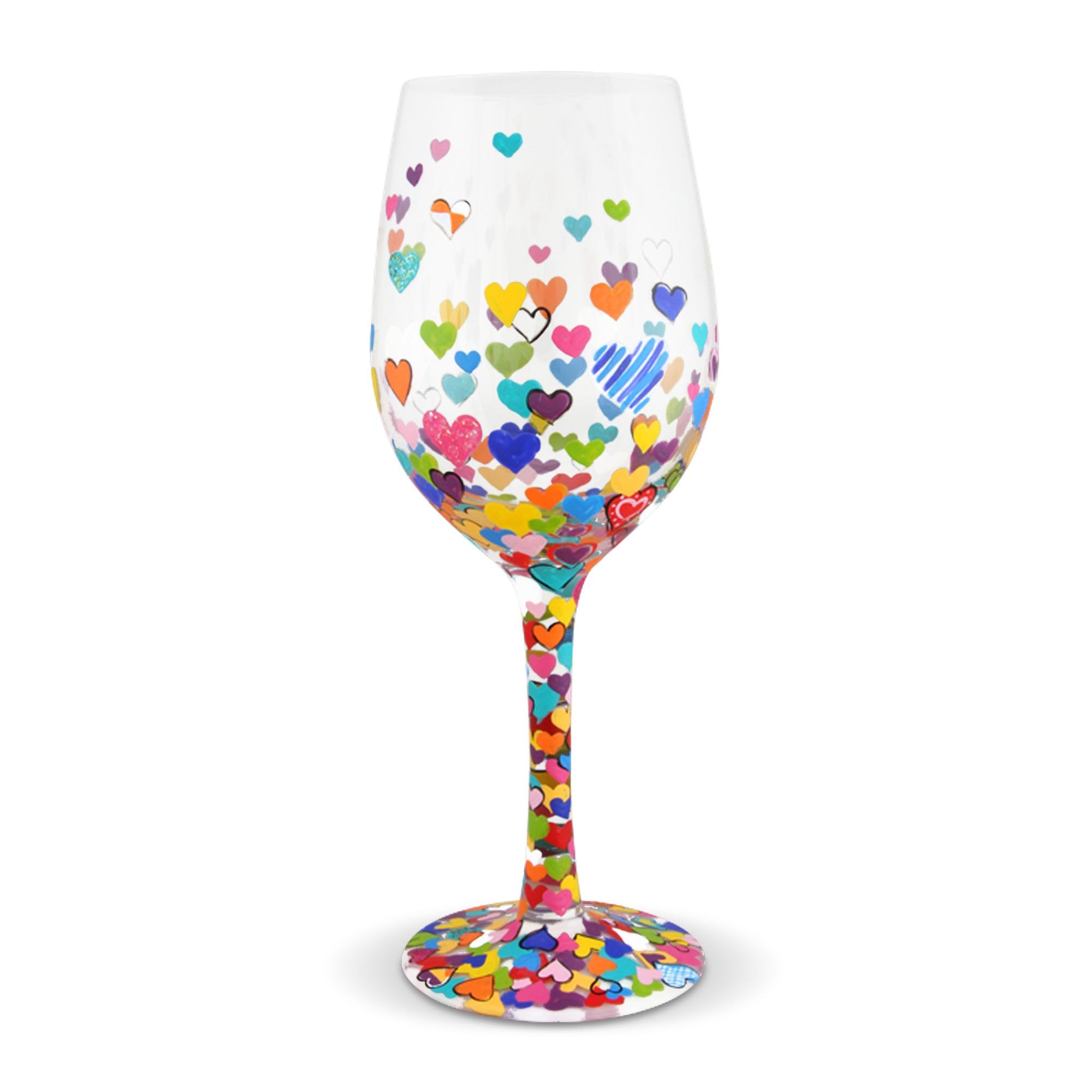 Lolita Hearts A Million Wine Glass