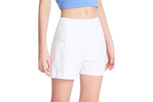 DEVOROPA Youth Girls Swim Board Shorts with Mesh Liner Quick Dry Beach Summer Swimwear Kids Swimming Shorts UPF 50+ Pockets