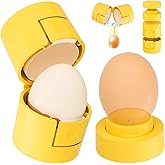 Innovative 2 in 1 Egg Shell Opener, Hard Boiled Egg Peeler Cracker with Piercer, Cute Egg Separator for Raw Eggs, Home Kitchen Gadgets Tool