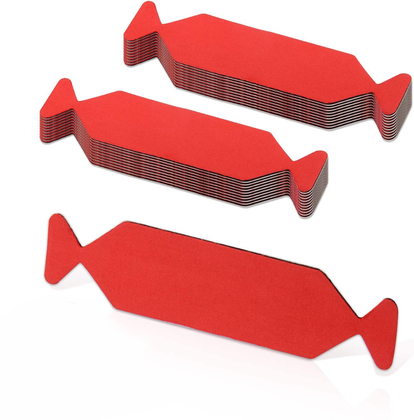 Ehdis 20 pcs Squeegee Felt with EVA Layer, Fabric Felt for 4 inch Squeegee, Vinyl Tools for Squeegee, Wet Dry Felt for Vinyl Squeegee (Not Included Squeegee)