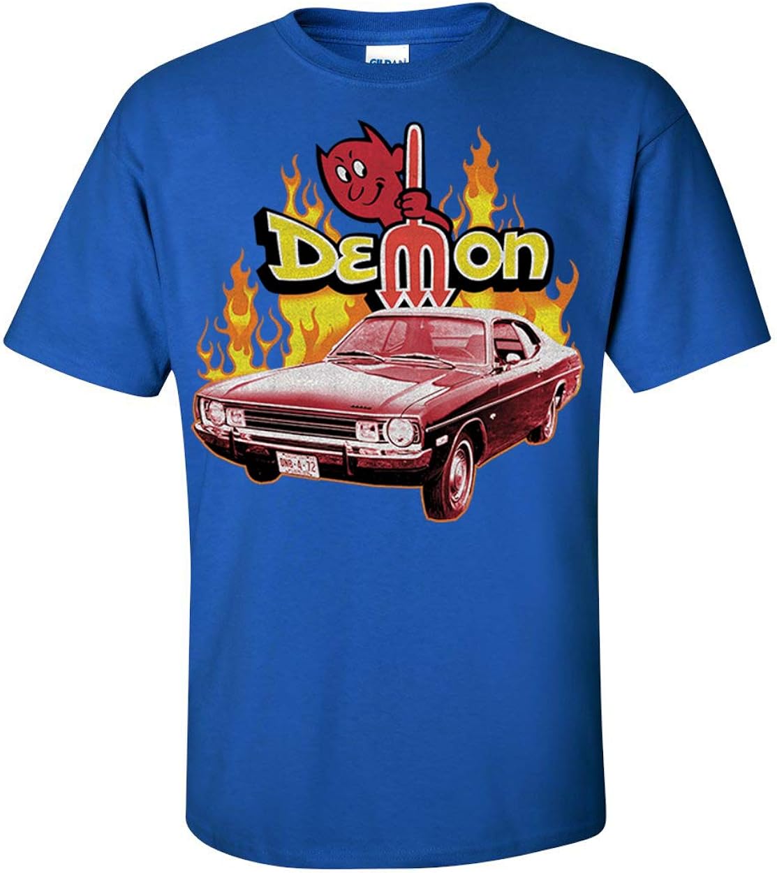 Men's Unisex Dodge Demon Muscle Car Short Sleeve TShirtRoyalXXXL