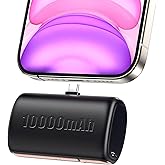 pengguo 10000 mAh Mini Portable Charger Power Bank Upgraded Large Capacity USB C Fast Charging LCD Display Compatible with iPhone 16/15 Series/Android Samsung Moto LG etc