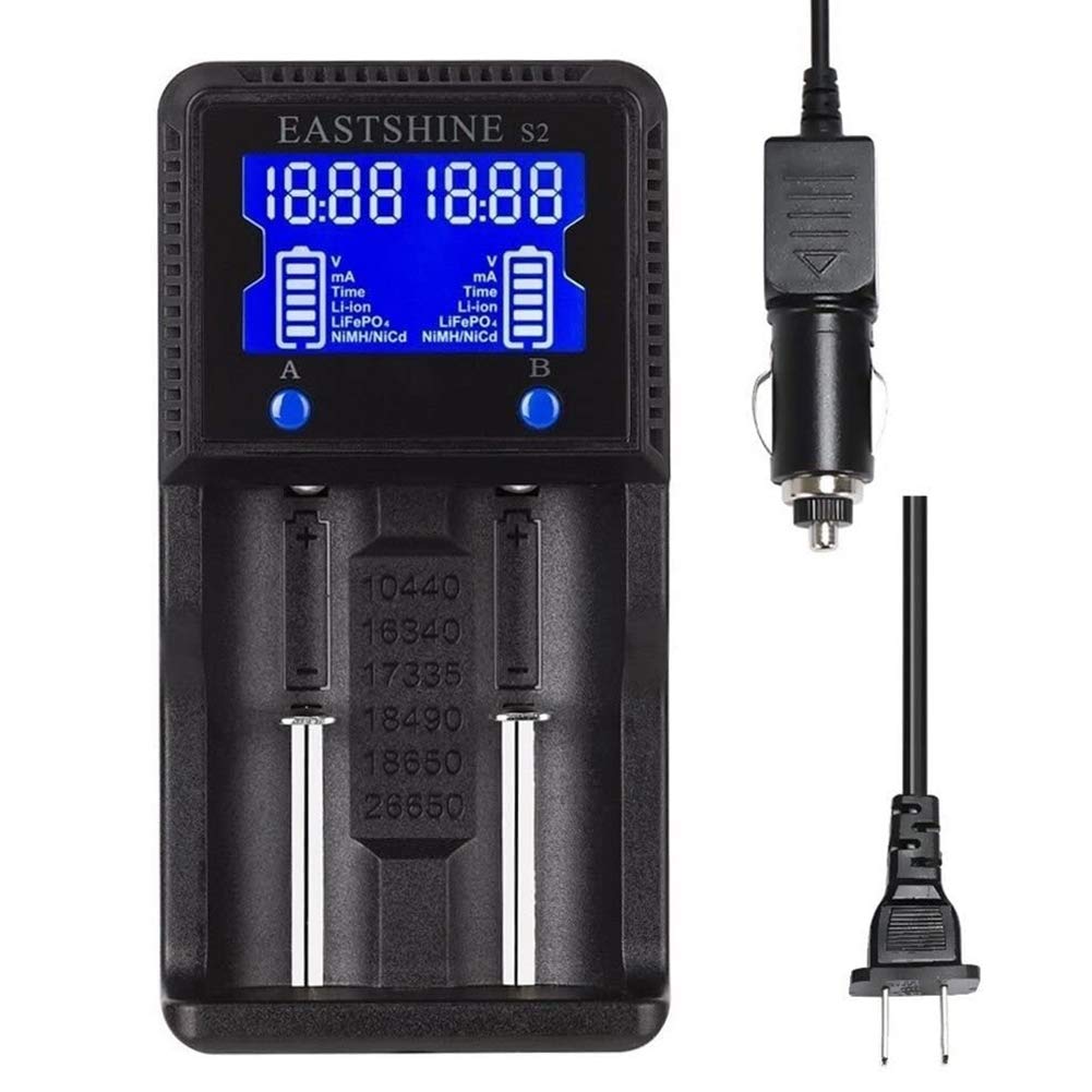Universal Battery Charger EASTSHINE S2 LCD Display