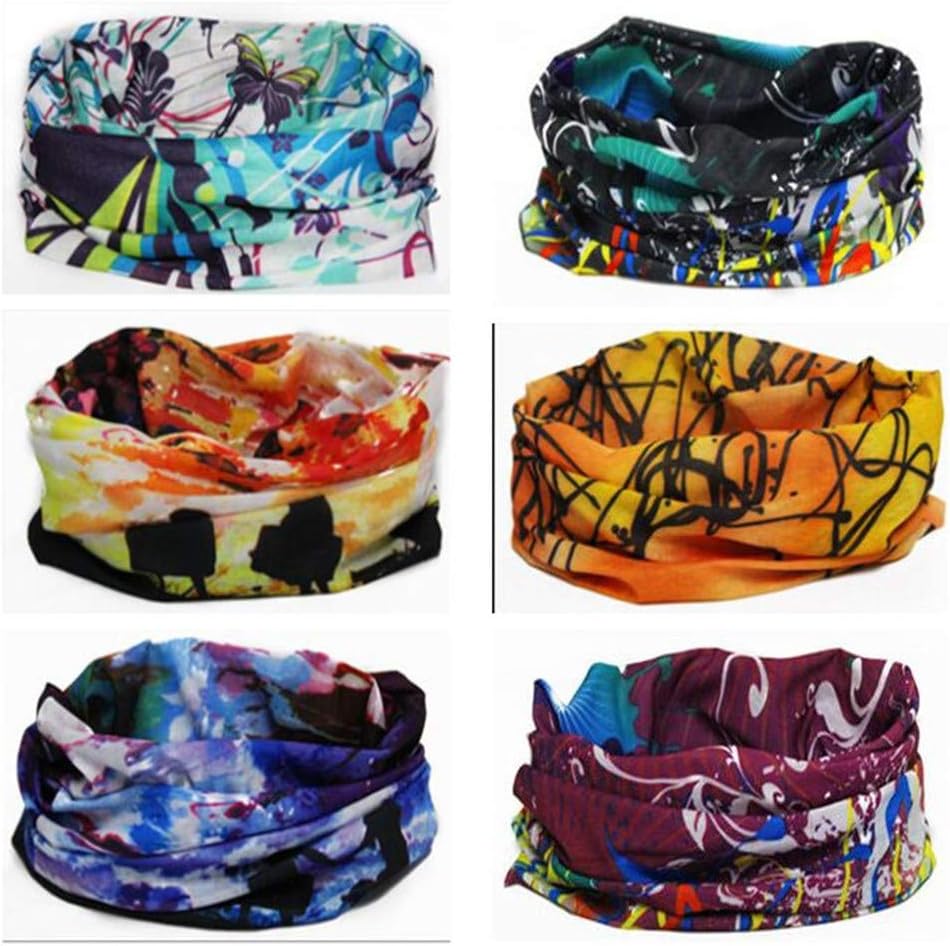 Ussuperstar Outdoor Wide Wicking Headband Seamless Headwear Bandana Scarf 6-10