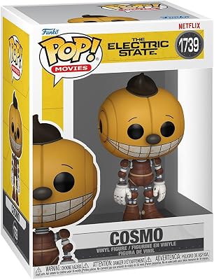 Pop! Filmes: Electric State - Cosmo - Figura de vinil colecionável - Ideia de Presente - Merchandising Oficial - Brinquedos para Crianças e Adultos - Fãs de Cinema - Boneca para Colecionadores & Exposição