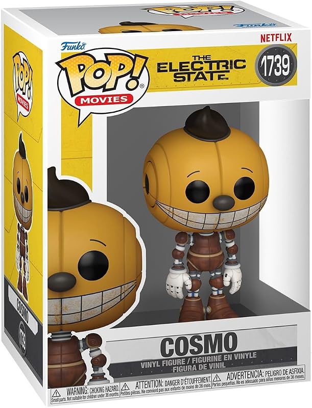 Pop! Movies: Electric State - Cosmo - Figura de Vinilo Coleccionable - Idea de Regalo - Mercancia Oficial - Juguetes para Niños y Adultos - Movies Fans - Muñeco para Coleccionistas y Exposición